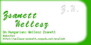 zsanett wellesz business card